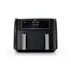Fritadeira Elétrica Air Fryer Ninja DZ302 Preta 10,0 L Cestas Duplas 6 em 1 DualZone 1690 W 110V