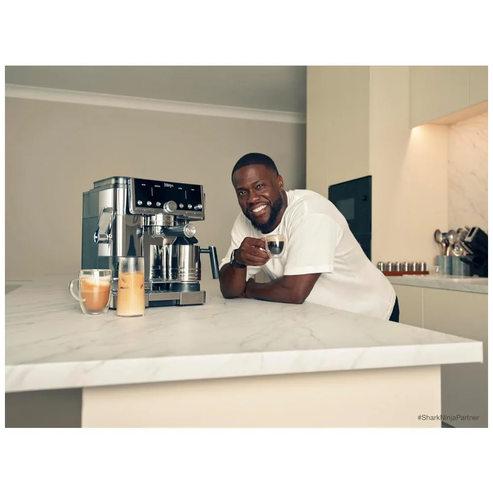 Ninja Luxe Café Premier Series ES601CY Cyberspace Máquina de Espresso, Café Drip e Cold Brew com Moedor Integrado, 120V