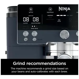 Ninja Luxe Café Premier Series ES601CY Cyberspace Máquina de Espresso, Café Drip e Cold Brew com Moedor Integrado, 120V
