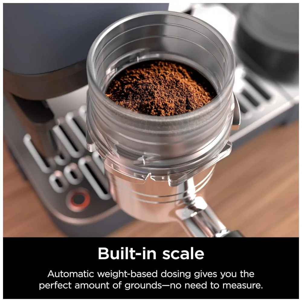 Ninja Luxe Café Premier Series ES601CY Cyberspace Máquina de Espresso, Café Drip e Cold Brew com Moedor Integrado, 120V