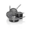 Conjunto de Panelas Ninja CW39007BK Ceramic Pro 7 Peças Antiaderente Preto Forno 288 C