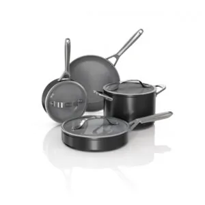 Conjunto de Panelas Ninja CW39007BK Ceramic Pro 7 Peças Antiaderente Preto Forno 288 C