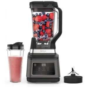 Liquidificador Ninja BN750 2 em 1 Kitchen System Auto iQ 1200W Jarra 2,1 L e Copo Pessoal 700 ml 220V