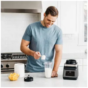 Liquidificador Ninja BN750 2 em 1 Kitchen System Auto iQ 1200W Jarra 2,1 L e Copo Pessoal 700 ml 220V