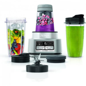 Liquidificador Ninja SS101 Foodi Prateado 2 em 1 Extrator Smoothie Bowl 1200W 120V