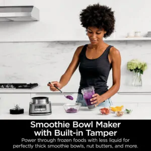 Liquidificador Ninja SS101 Foodi Prateado 2 em 1 Extrator Smoothie Bowl 1200W 120V