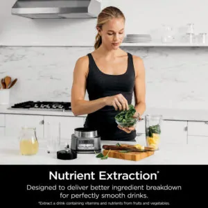 Liquidificador Ninja SS101 Foodi Prateado 2 em 1 Extrator Smoothie Bowl 1200W 120V