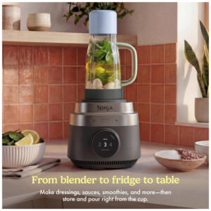 Liquidificador e Processador Ninja CrushBOSS 3 em 1 1850W Jarra XL 72 oz Onyx