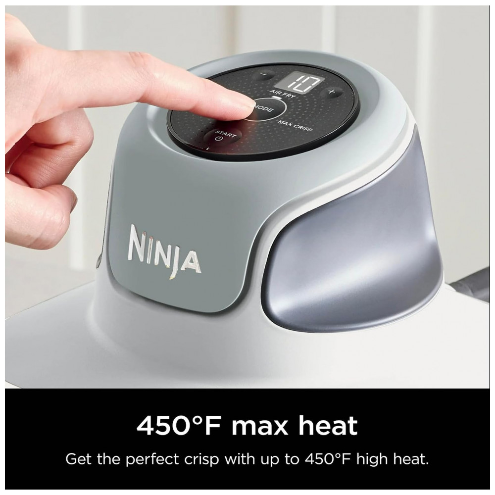 Air Fryer Ninja FN090 Crispi 3 em 1 3,8 L 4 qt Portátil com Recipiente TempWare 1500W Branca