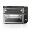 Forno Elétrico Ninja DCT401 12 em 1 Duplo com FlexDoor e Air Fry 1800W Aço Inox