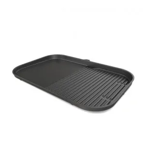 Placa para grelhar XL Woodfire Grill. para OG800 por OG900. Cerâmica. Chapa para grelhar preta preta