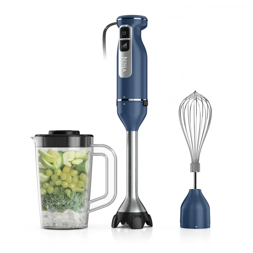 Mixer de Imersão Ninja CI201ND 4 Velocidades 750W Copo 4 Xícaras Azul Marinho
