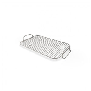 Rack de fumaça assada Woodfire XL. para OG800 por OG900. Aço. Prateleira para fumaça assada prateada em aço