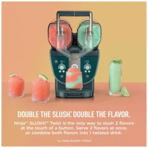 Máquina de Frozen Drink Ninja SLUSHi Twist FS701GN com Dual SlushAssist para Bebidas Geladas