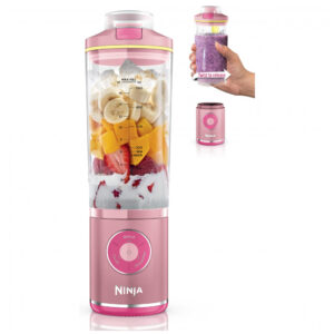Liquidificador Portátil Ninja Blast Max. Torça, vá. 0,78 gramas. Rosa. BC251PK1 Pink Lemon 0,78 gramas