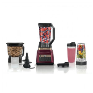 Sistema de cozinha Ninja Professional Plus. 1400WP. Auto iQ. Vermelho. Sistema de cozinha BN801RD1BRN Pro Plus vermelho