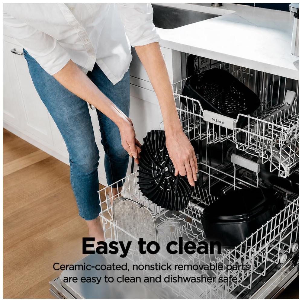 Grill Interno Ninja Foodi Smart 5 em 1 com Air Fryer 3,8 L LG451BK Preto Grelha, Assa, Desidrata e Doura