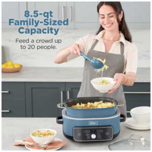Panela Multifunção Ninja MC2001 PossibleCooker Azul 9 em 1 8,0L 1400W 120V