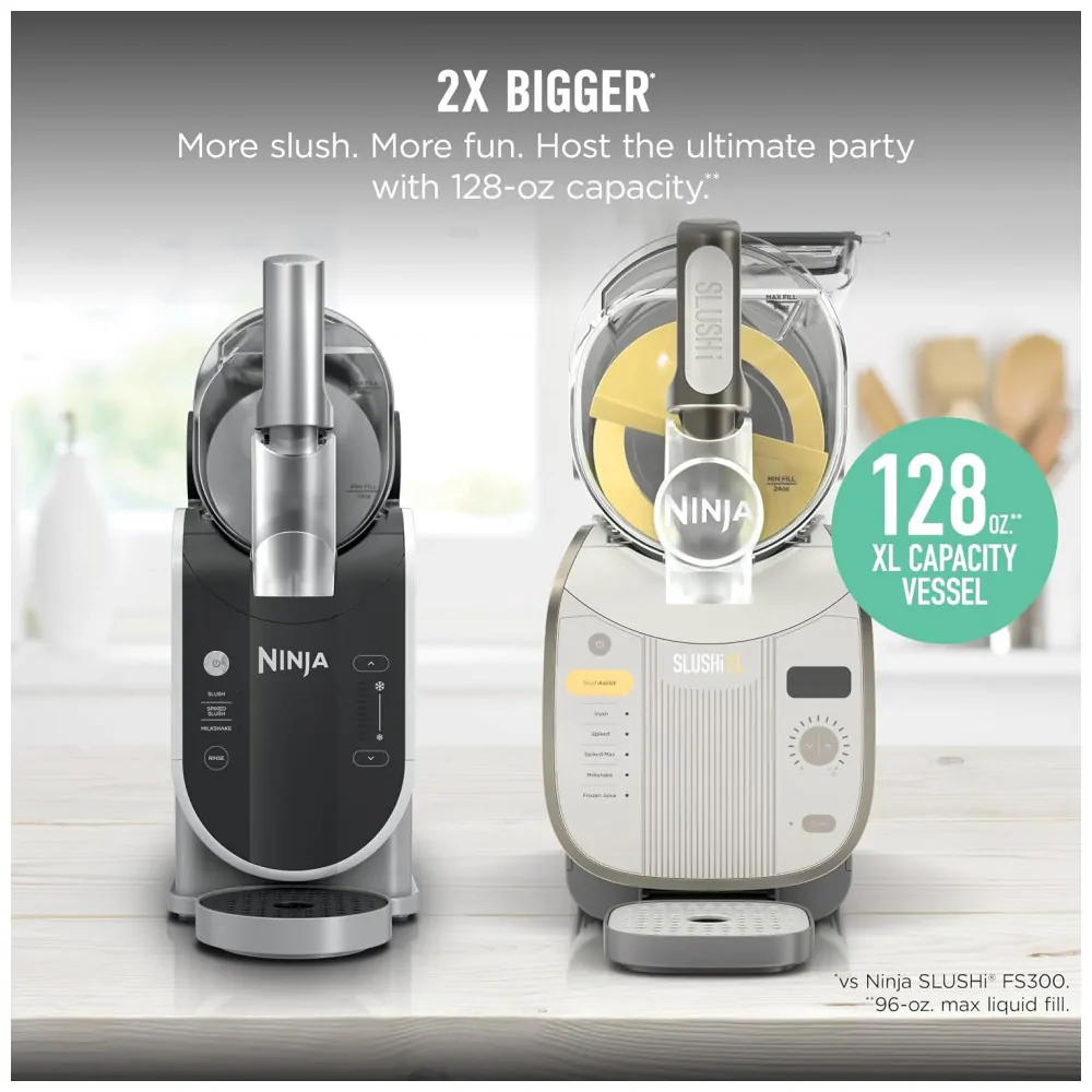 Máquina de Frozen Drink Ninja SLUSHi XL FS601BR Capacidade 96 oz Sorvetes, Margaritas, Milkshakes
