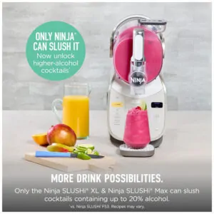 Máquina de Frozen Drink Ninja SLUSHi XL FS601BR Capacidade 96 oz Sorvetes, Margaritas, Milkshakes