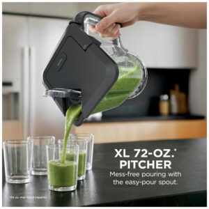Liquidificador Ninja BO402 Sistema de Cozinha Bege 4 em 1 Processador 2,1L 1200W 120V