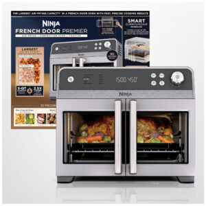 Air Fryer Forno Ninja FO101 French Door 10 em 1 19,2 L 20,3 qt Aço Inox Prata