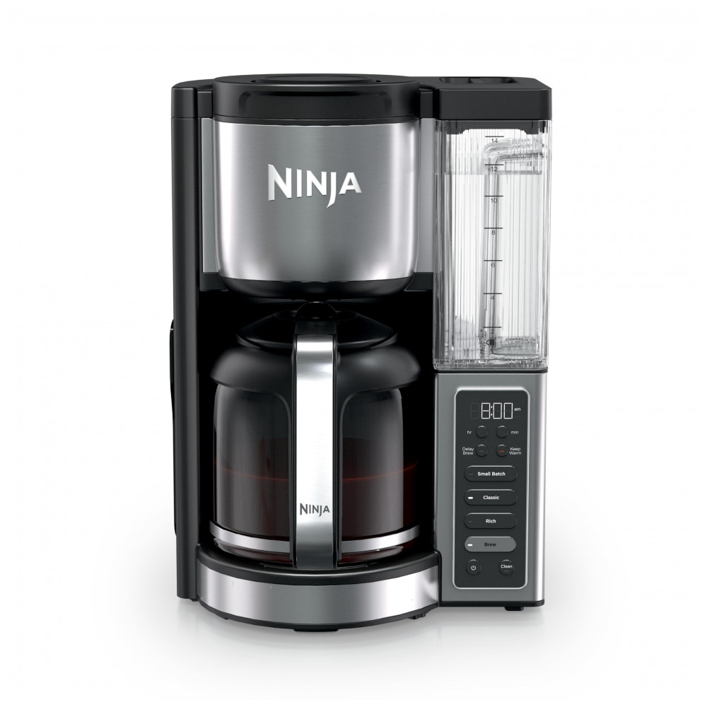 Cafeteira Programável Ninja Fresh Brew Premium XL Jarra de Vidro 14 Xícaras Aço Inox