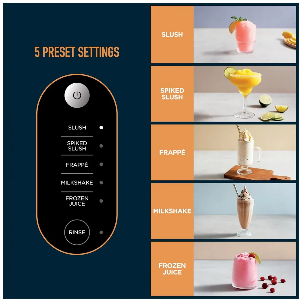 Máquina de Frozen Drink Ninja SLUSHi FS301TG 88 oz Tecnologia RapidChill para Margaritas e Frappés