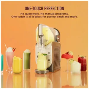 Máquina de Slush Ninja SLUSHi Smart FS351BL Tanque 88 oz Tecnologia SlushAisst Sem Gelo
