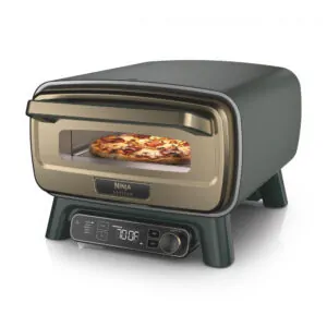 Forno de pizza portátil Ninja Artisan 5 em 1 em ouro verde. MO201GN2