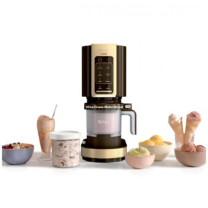Sorveteira Ninja Creami 7 em 1 Marca Ninja NC351BR Cor Mocha Faz Sorvete Gelato e Sorbet