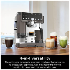 Máquina de Espresso Ninja Luxe Café Pro Series ES701BR Capacidade 2 Litros para Espresso e Latte