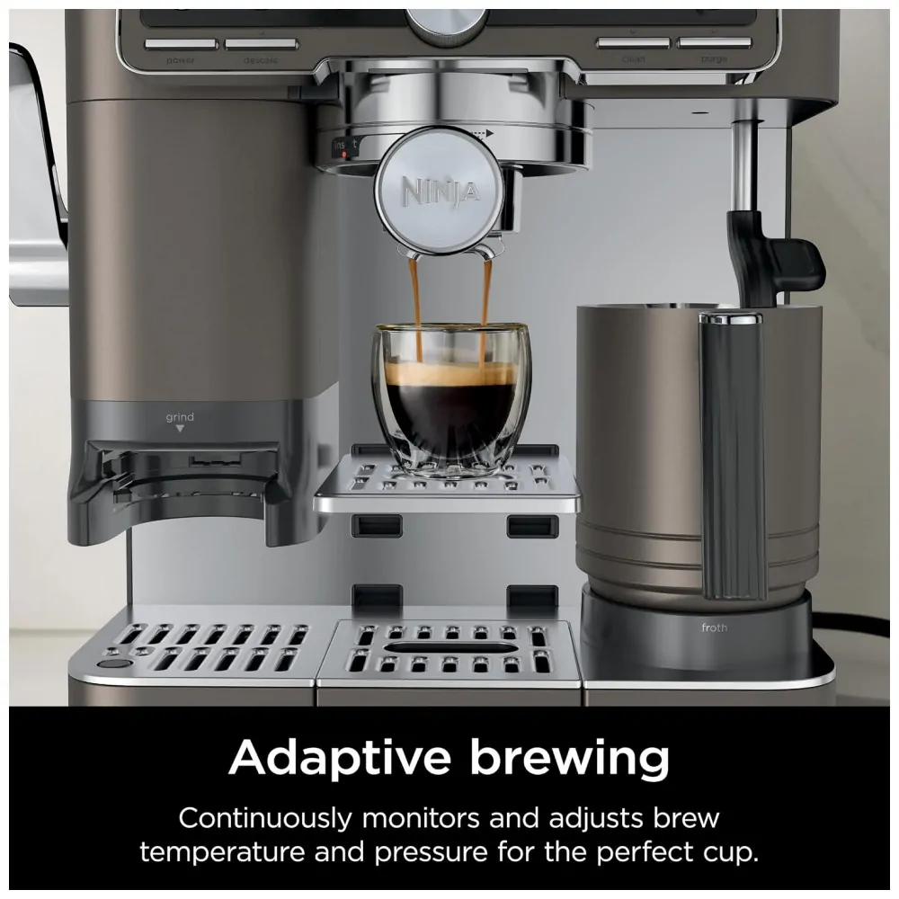 Máquina de Espresso Ninja Luxe Café Pro Series ES701BR Capacidade 2 Litros para Espresso e Latte