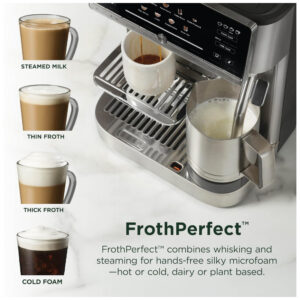 Cafeteira Espresso Automática Ninja Auto Barista AE1001 Moinho Embutido 10 Bebidas Toque