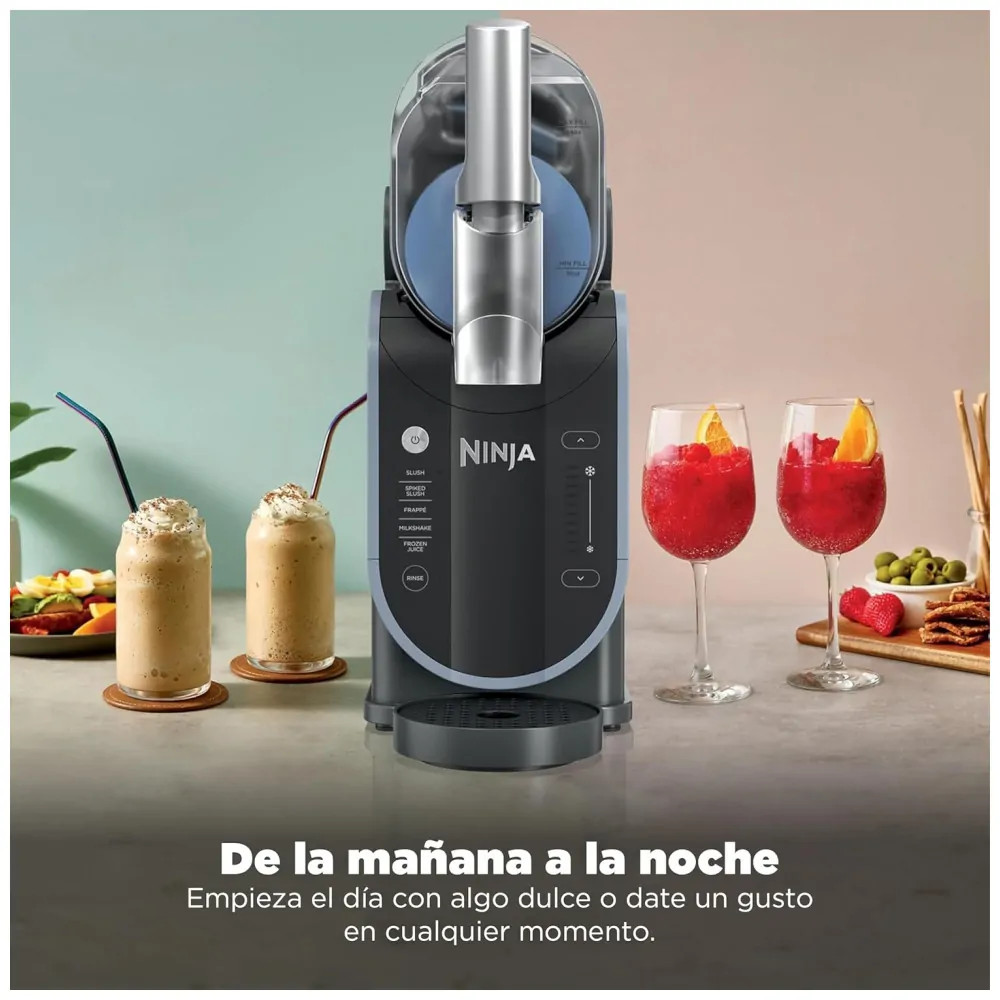 Máquina de Bebidas Congeladas Ninja SLUSHi FS301LAA 2,6 L RapidChill 5 Programas Automáticos Preto 120V