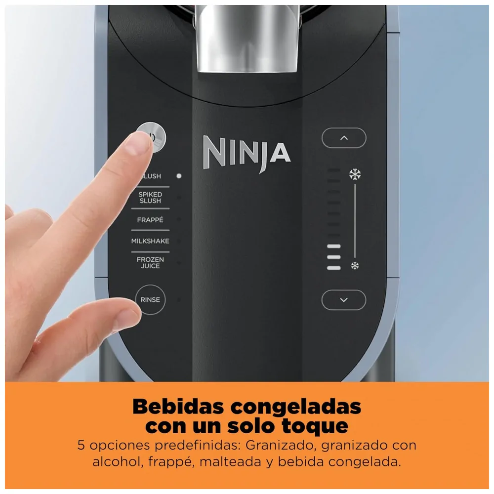 Máquina de Bebidas Congeladas Ninja SLUSHi FS301LAA 2,6 L RapidChill 5 Programas Automáticos Preto 120V