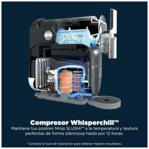Máquina de Bebidas Congeladas Ninja SLUSHi FS301LAA 2,6 L RapidChill 5 Programas Automáticos Preto 120V