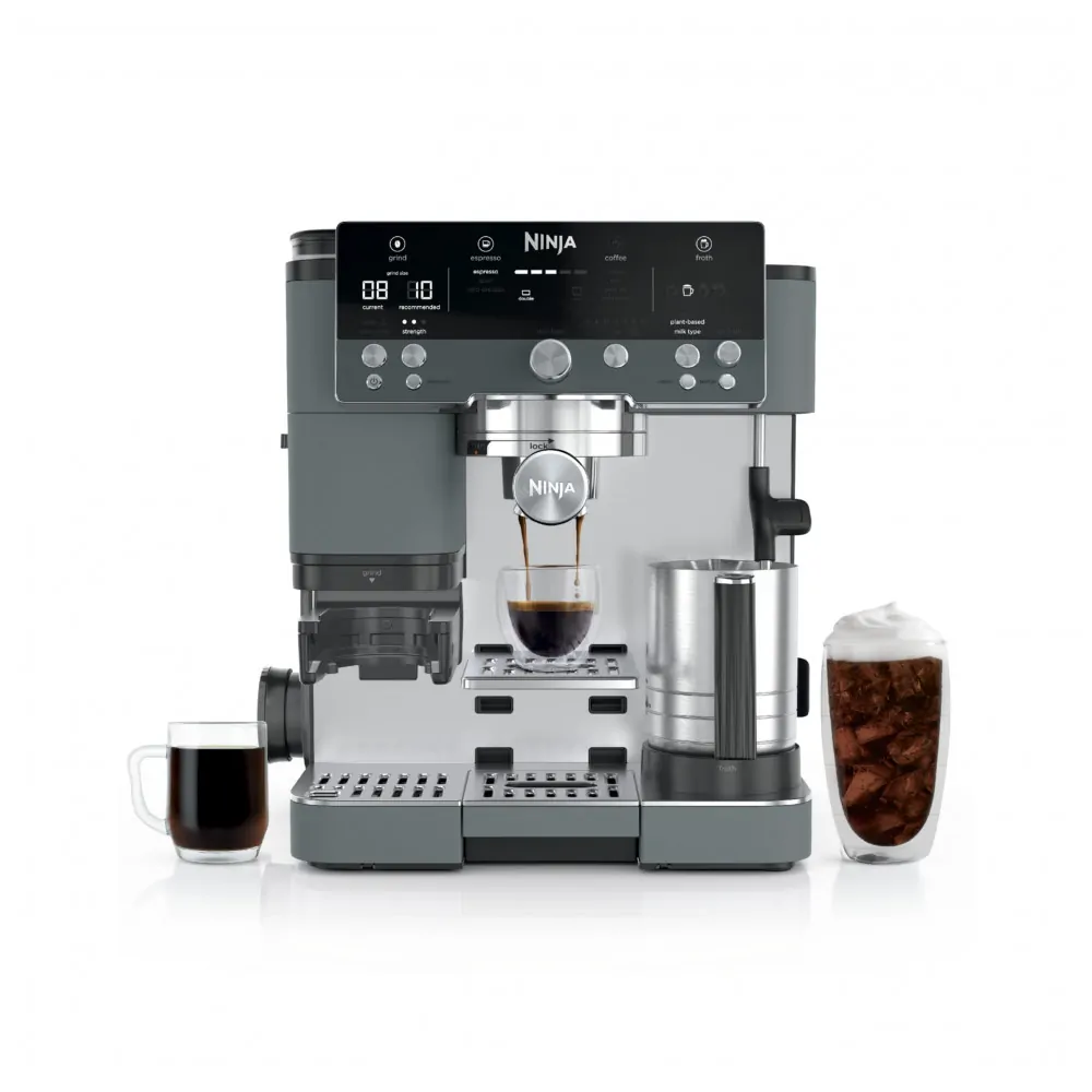 Cafeteira Ninja Luxe Café Premier Espresso, Drip e Cold Brew Moinho Integrado 1650W Verde