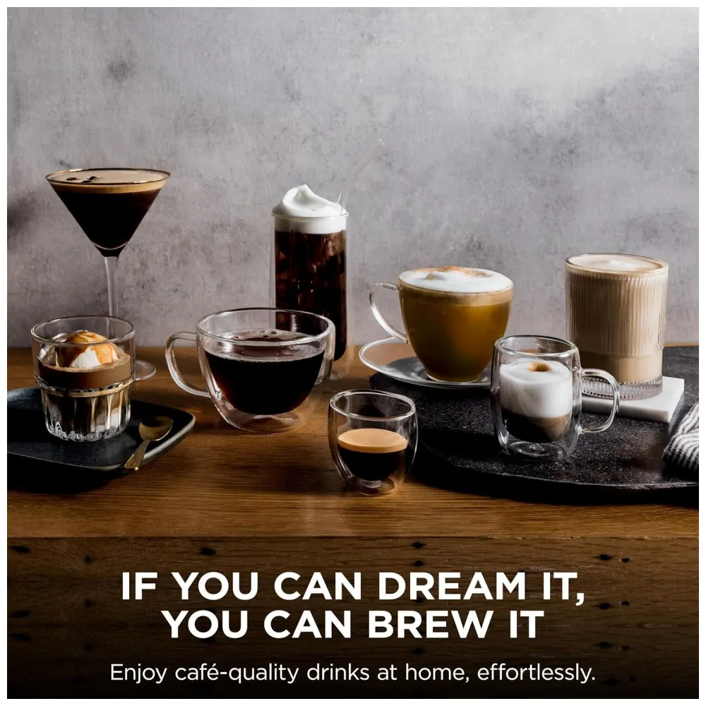 Cafeteira Ninja Luxe Café Premier Espresso, Drip e Cold Brew Moinho Integrado 1650W Verde