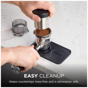 Tapete Antiderrapante Ninja Luxe Café para Tamper Compatível ES601 Preto